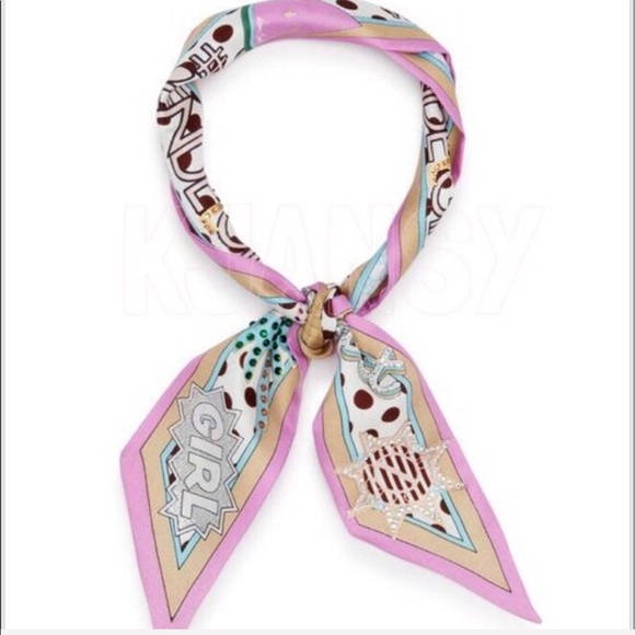 henri bendel Handbags - NWOT Henri Bendel Ice cream Influencer Twilly Flaw